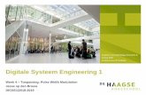 Digitale Systeem Engineering 1 - ds.opdenbrouw.nlds.opdenbrouw.nl/digse1/digse1_wk4b.pdf · 15 PWM hardware De functionele beschrijving van de PWM-schakeling: Het systeem moet een