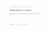 Waterplan Leiden - Startpagina · 3.1 Water bruist door Leiden en Leiden bruist door water 10 3.2 Doelstellingen 10 3.3 Leidse waterthema’s 12 4 Ruimte voor water 14 ... schikbare