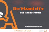 The Wizard of Oz - testnet.org · Km/h Tmap Het team op 1 plek, met 1 doel en 1 opdracht Unit test automatiseren smoke test Automatiseren F Tornado Methode (Team/PO/Org) Test Tool.