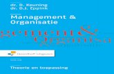 Management & Organisatie - Boekhandel Krings · organisatiekunde of bedrijfskunde een verdere verdieping op onderdelen te bereiken. Het boek beoogt niet in de laatste plaats de managers