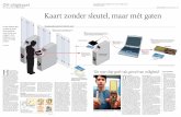 Onderzoeker Roel Verdult 12 Eindhovens Dagblad Kaart ... · Roel Verdult toont een dagkaart en zijn ‘Ghost’. foto ANP Kaart zonder sleutel, maar mét gaten ... Veel geld is waarschijnlijk