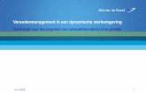 Verandermanagement in een dynamische werkomgeving · J. Versteegen, hoofd kinder- en jeugdafdeling 2-11-2016 2 Verandermanagement in een dynamische werkomgeving Onderzoek naar het