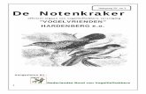 Jaargang 29, no.3 De Notenkraker - vogelvriendenhardenberg.nl de... · Vogelweetje 3: de boomklever De boomklever is een volleerd “metselaar”. Wanneer de nestholte naar zijn mening
