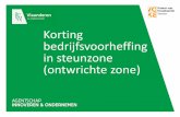 Korting bedrijfsvoorheffing in steunzone (ontwrichte zone)ondernemendturnhout.be/wp-content/uploads/2017/02/2017.02.15-OT... · -Oprichting nieuwe inrichting-Uitbreiding capaciteit