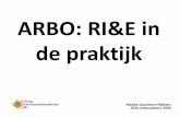 ARBO: RI&E in de praktijk - sommbo.nl · •OR kan vaste Arbocommissie instellen •OR kan deskundigen op gebied van Arbo ... •Inrichting / taken preventiemedewerker WOR - ARBOBELEID