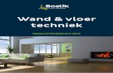 Wand & vloer techniek - bostik.com · VOORDELEN: zonder krimp, snelle droging en verdere afwerking, beloopbaar na 30 minuten, kan verticaal toegepast worden (wanden en trappen). VERBRUIK: