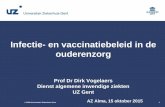 Infectie- en vaccinatiebeleid in de ouderenzorg - KGBN - HABO · © 2008 Universitair Ziekenhuis Gent 1 Infectie- en vaccinatiebeleid in de ouderenzorg Prof Dr Dirk Vogelaers Dienst