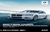 BMW 3 SERIE TOURING. - vanlaarhovenbmw.nl · PRIJSLIJST - JANUARI 2019 BMW maakt rijden geweldig. 2. 3 Inhoud BMW EfficientDynamics 4 BMW ConnectedDrive 5 Leveringsprogramma 6 Wielkeuze