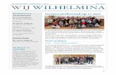 Wij Wilhelmina mei 2018 - wilhelminakerkutrecht.nl · gelie (15, 9 – 17) horen we Jezus spreken over de onderlinge liefde die hij zijn ... Tjerk Ridder op 8 juni in onze ... werd