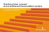 Selectie voor excellentieonderwijs - MBO-todaymbo-today.nl/wp-content/uploads/2017/09/Selectie-in-Excellentie_17... · Bas Derks, Ministerie van OCW Plv. directeur MBO. 8 Introductie