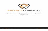 PRIVACY COMPANY privacyverordening.pdf · project niet iedere twee jaar volledig herhaald hoeft te worden omdat de resultaten door de tijd achterhaald zijn. ... Art. 3 Geografisch