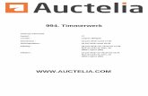 994. Timmerwerk - static2.auctelia.com · Geleverd met 1 elektrische transformator van 30 kVA, 1 mesafstellermatrijs, 1 gereedschapshouder van 23 cm en 1 van 13 cm. Staat: machine
