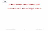 Juridische Vaardigheden - tweezwanen.nl · Antwoorden praktijkboek voor de juridisch secretaresse ... 14 Opdrachten bij hoofdstuk 3 werkboek ...
