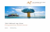 TKI Wind op Zee - topsectorenergie.nl op... · • Onderzoek naar optimalisatie van de aansluiting op het net op land en verbruikscentra. Conversie en opslag • Het ontwerpen, ontwikkelen