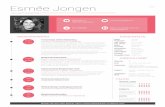 Esmée Jongen CV · met Search Engine Optimization (SEO), content creatie en optimalisatie, Search Engine Advertising (SEA), conversie optimalisatie, statistieken monitoren en het