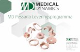 MD Pessaria Leveringsprogramma - medicaldynamics.nl · Milde eerste- of tweedegraads prolaps in combinatie met een milde cystocèle Artikelnr. Diameter ZI-nummer MXPRS00 44 mm 14684357