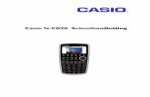 Casio fx-CG20 Schoolhandleiding · De knop x wisselt het antwoord van breuk (of wortel) naar decimaal getal en weer terug. Je kunt vrij door het scherm bewegen. Ga met B, dit is de