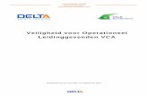 VEILIGHEID voor OPERATIONEEL LEIDINGGEVENDEN VCA · PDF fileveiligheid voor operationeel leidinggevenden vca inhoudsopgave hoofdstuk 1: arbeidsomstandigheden & wetgeving