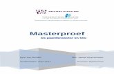Masterproef - NAVEMA · Voorwoord De masterproef is een essentieel opleidingsonderdeel van de opleiding Master in de Handelswetenschappen. Als afstudeerrichting koos ik voor ...
