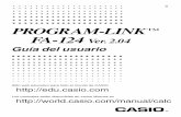PROGRAM-LINK FA-124 Ver. 2 - edu.casio.com · Nota • Para conectar su calculadora serie fx-9860G a un ordenador para intercambiar datos entre los mismos, utilice únicamente el