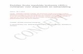 Richtlijn Acute myeloïde leukemie (AML): richtlijnen voor ... richtlijn HOVON 2018_28 januari_concept... · 1 Richtlijn Acute myeloïde leukemie (AML): richtlijnen voor diagnostiek