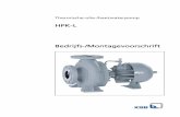 HPK-L - Industriële pompen - Pump Fleet ServicesPump Fleet … · 2016-04-18 · 1 Algemeen 1.1 Basisprincipes Dit bedrijfsvoorschrift maakt onderdeel uit van de series en uitvoeringen