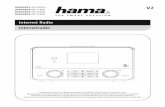 InternetRadio Internetradio - de.hama.com · 7.5.1 Primer uso – registro de la radio ... de Hama. Tómese tiempo y léase primero las siguientes instrucciones e indicaciones. Después,
