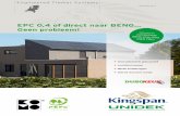 EPC 0,4 of direct naar BENG Geen probleem! · De Trias Energetica, een driestappenstrategie om een energiezuinige woning te bouwen, adviseert na het beperken ... -waarde Geeft aan