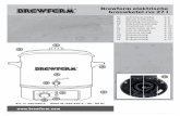Brewferm elektrische brouwketel rvs 27 l - brouwland.com · je de ketel gaat gebruiken. Schakel het apparaat niet aan wanneer er geen water in zit. • Bewaar de machine na gebruik