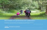 Recreatie in groenblauwe gebieden - wur.nl · Dit Technical report is gemaakt conform het Kwaliteitsmanagementsysteem (KMS) van de unit Wettelijke Onderzoekstaken Natuur & Milieu,