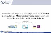 Smartphone Physics: Smartphones und Tablet- Computer als ... file| Folie 2 | 18.01.2015 | P. Vogt | Smartphones und Tablet-Computer als Messwerteerfassungssysteme Experimente mit Smartphones