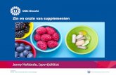 Zin en onzin van supplementen - UMC Utrecht · Divisie Interne Geneeskunde en Dermatologie . Supplementen Diëtetiek Divisie Interne Geneeskunde en Dermatologie . Supplementen Definitie: