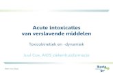 Acute intoxicaties van verslavende middelen - ikazia.nl · - Antidotum: naloxon, tot adequate ademhaling: let op korte T 1/2 , elke 20-60 min herhalen na ontwaken nog 3-4 uur bewaken