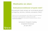 Medicatie en eten - Zorgbedrijf Antwerpen · Anorexia of Aging -Ondervoeding Definitie Anorexia of Aging: minder eetlust en lagere voedselinname bij ouder worden, Complex geriatrisch