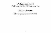 Algemene Muziek Theorie 2de jaar - Telenet.beusers.telenet.be/jan.van.damme7/Website/AMT_2.pdf · - 3 - A. Herhaling AMT M1 1. Maatsoorten en ritme, intervallen, toontrapbenamingen