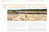 the-missinglink.nl · vlak. Is archeologie iets dat alleen door wetenschappers op zijn juiste waarde geschat kan worden? Of kan be- sluitvorming hierover wel worden toevertrouwd aan