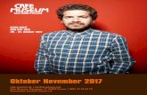 Oktober November 2017 - cafe-museum.de · Emiliano Sampaio, guit & trombone Gustavo Boni, acoustic & electric bass // Luis André, drums & percussion EINTRITT € 20,- / € 10,-