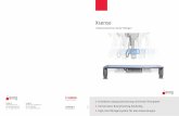Produktblatt Xsense d V2 0517 - leuag.ch · Xsense Kleine Änderung mit grosser Wirkung Ergonomisches Design, neuste Autopositionierungs-Technik und eine feste Tischplatte werden