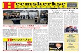 GEVRAAGD GEMEENTENIEUWS BEZORGER/STERepaper.rodimedia.nl/Heemskerksecourant_Archief/news_hc_2018_wk2.pdf · ge heeft een Plan van Aan-pak vastgesteld om de nodi-ge veranderingen tot