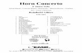 Horn Concerto - wuetz-blasorchesternoten.de · Horn Concerto F Horn Solo Wind Band / Concert Band / Harmonie / Blasorchester / Fanfare Arr.: Tony Cheseaux Reinhold Glière EMR 10811