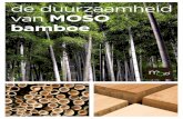 de duurzaamheid van MOSO bamboe · 2 3 de duurzaamheid van MOSO bamboe De voortdurende ontbossing van tropisch regenwoud voor de productie van hardhout is van grote (negatieve) invloed
