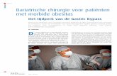 DIVERSEN Bariatrische chirurgie voor patiënten met morbide ... · DIVERSEN Divers MD news AVRIL - MAI 2012 34 Bariatrische chirurgie voor patiënten met morbide obesitas Het tijdperk