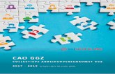 (1 maart 2017 tot 1 juni 2019) - ggznederland.nl CAO GGZ 2017-2019.pdf · verlof heeft genoten, vindt een berekening naar evenredigheid plaats. • In oktober 2018 wordt een eenmalige