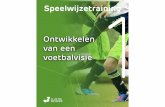 Ontwikkelen van een voetbalvisie - voetbaltrainer.nl · opzet van de methode. We structureren het voetbalspel en ontwikkelen een voetbalvisie door de speelstijl, de principes te omschrijven