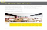 Ecophon Focus™ Ds - insulationsolutions.nl · White Frost, benadert NCS kleurmonster S 0500-N, 85% lichtreflectie (waarvan meer dan 99% uit diffuse reflectie bestaat). Retro reflectie