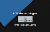 PCB Afschermingen - fhi.nl · •Reflectie: –Wordt bepaald door de relatieve mismatch tussen impedantie van de golf en impedantie van afschermingsmateriaal –E-golven hebben hoge