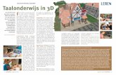 Les in een virTueeL TaaLDorp Taalonderwijs in 3Dblijdatikschrijf.nl/wp-content/uploads/2015/02/Virtueel_taaldorp.pdf · vakdidacticus betrokken bij viTaaL. in dit project werd onder