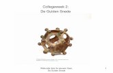 Collegeweek 2: De Gulden Snedebroer/pdf/hovo2.pdf · • De gulden snede is van betekenis vanwege haar voorkomen in de regelmatige vijfhoek. • Gezegd wordt, dat een rechthoek waarvan