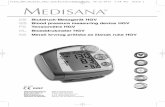 DE Blutdruck-MessgerätHGV GB Blood pressure measuring ... · pomoću mikroprocesora, koji pomoću senzora za pritisak meri vibracije koje nastaju napumpavanjem i ispumpavanjem manžetne
