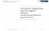 Project digitaal aanvragen door intermediaire partners · 2018-02-21 · Aantal ingediende aanvragen door intermediaire partners op een kaart van Vlaanderen In de onderstaande kaart